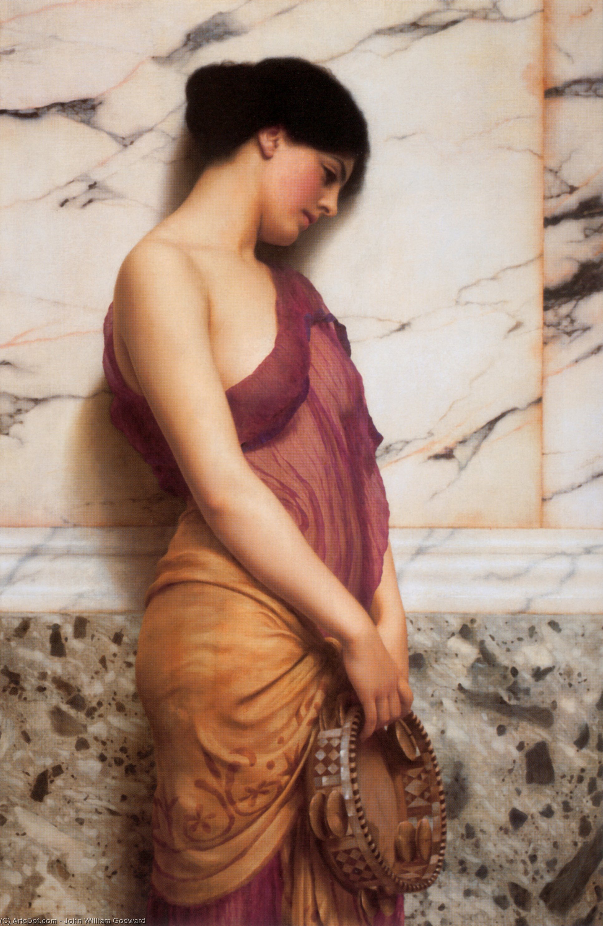 The Tambourine Girl — R.b.a John William Godward