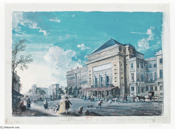The First Théâtre De La Porte Saint-martin — Jean Baptiste Lallemand
