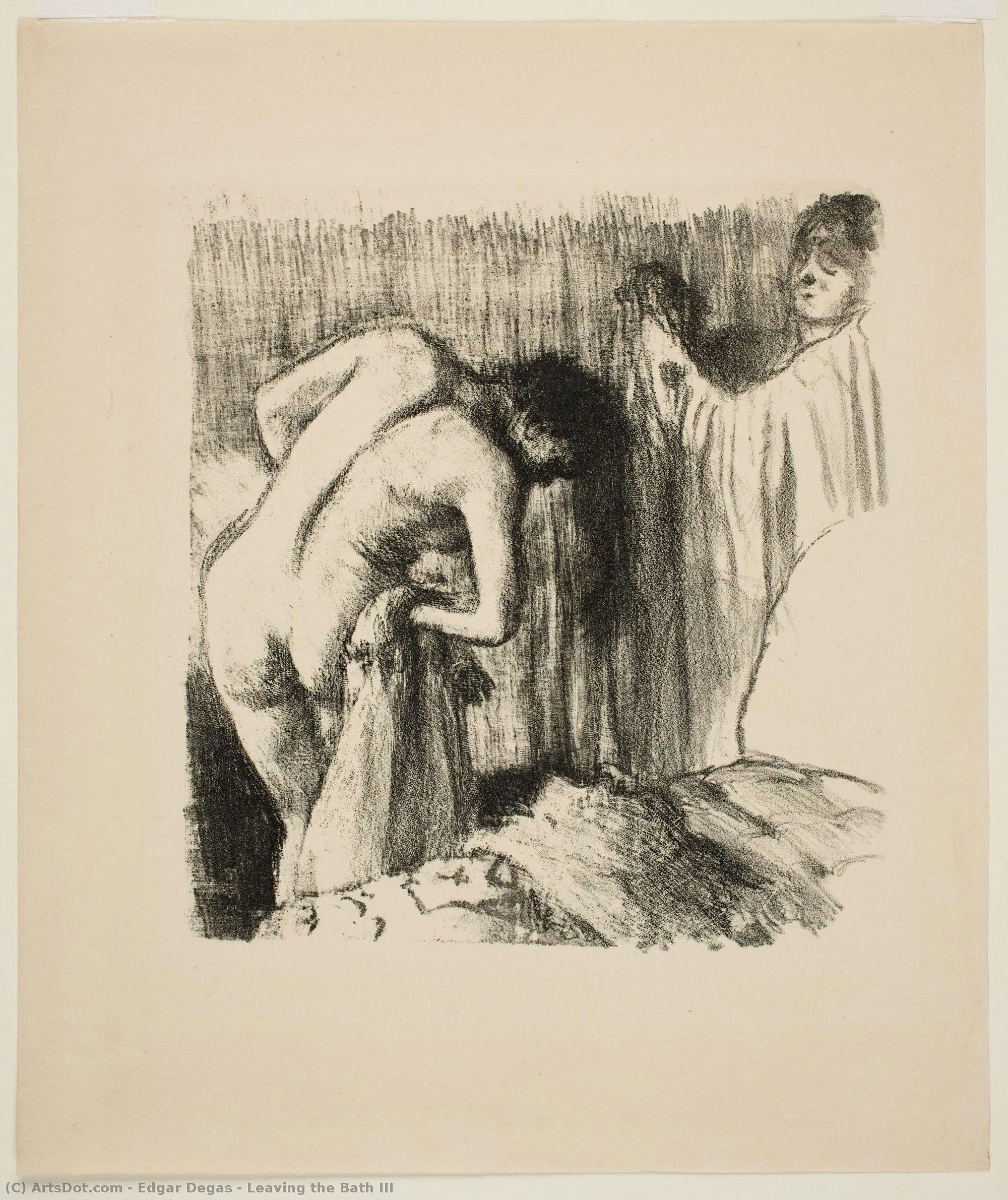 Leaving The Bath Iii — Hilaire-germain-edgar Degas