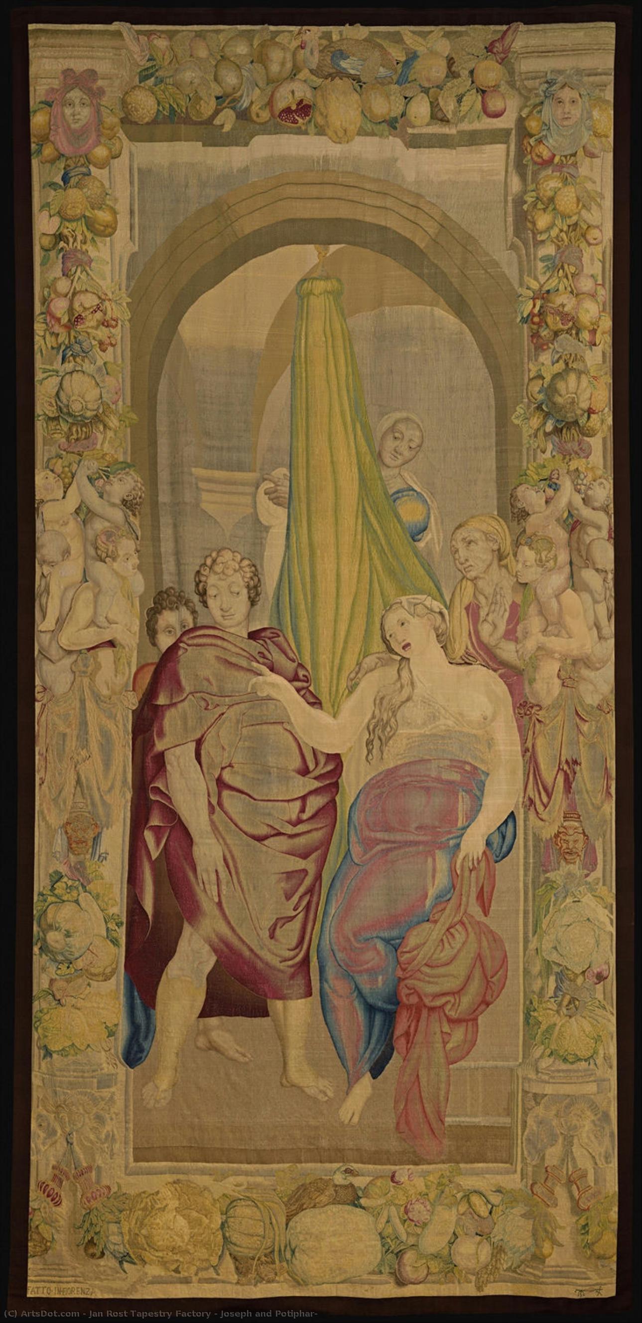 Joseph And Potiphar — Jan Rost Tapestry Factory