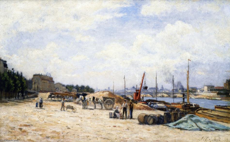 The Pont De Bercy As Seen From The Quai De La Gare — Stanislas Lépine