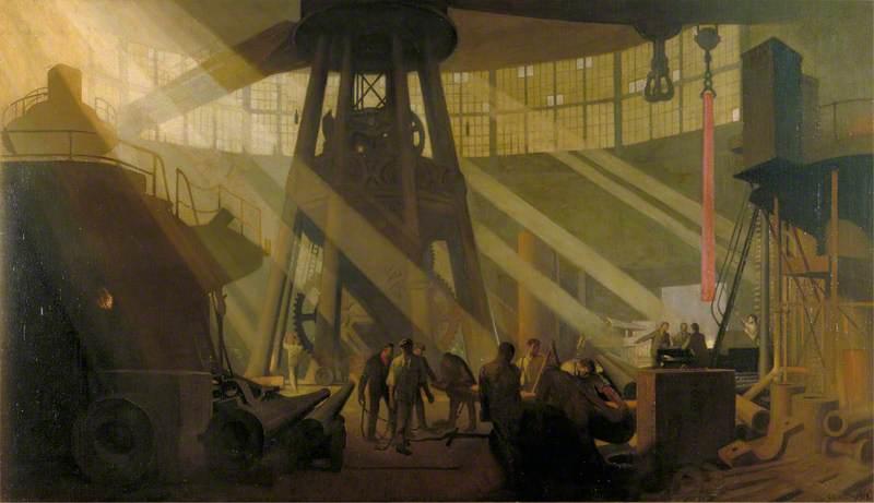 In The Gun Factory At Woolwich Arsenal — Sir George Clausen