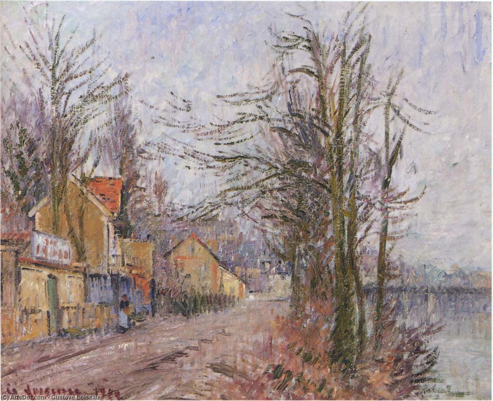Stand Of Trees In Pontoise — Gustave Loiseau