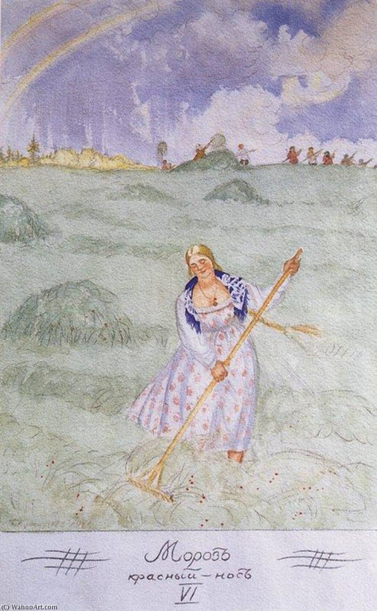 The Haymaker — Boris Mikhailovich Kustodiev