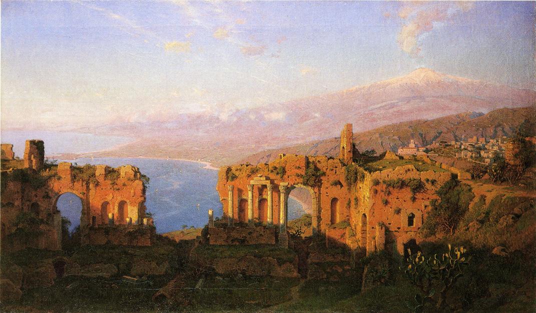 Ruins Of The Roman Theatre At Taormina, Sicily — Vilijam Stenli Haseltin