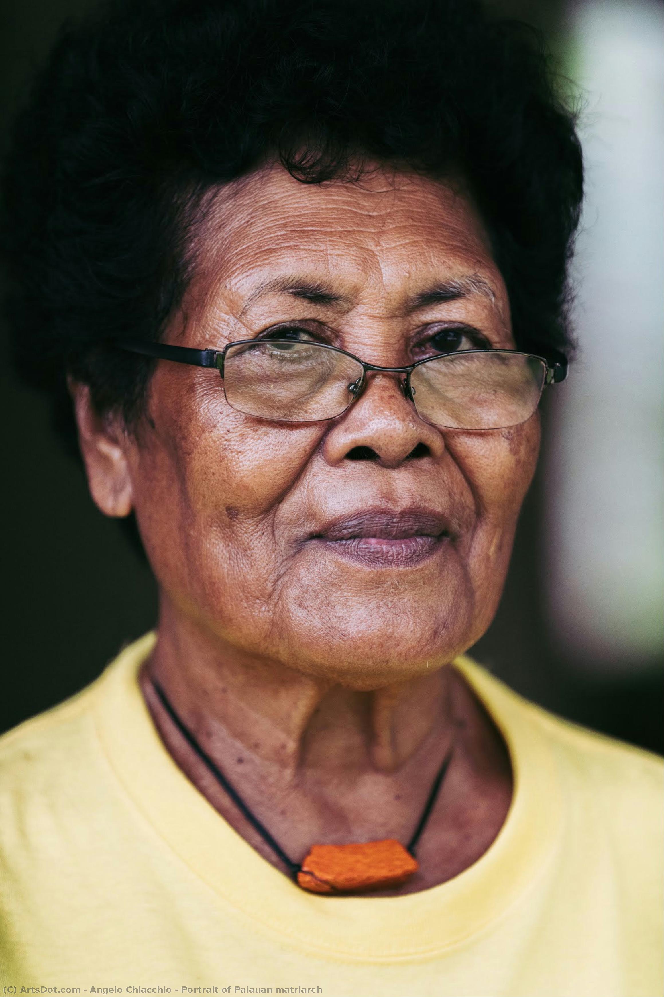 Portrait Of Palauan Matriarch — Angelo Chiacchio