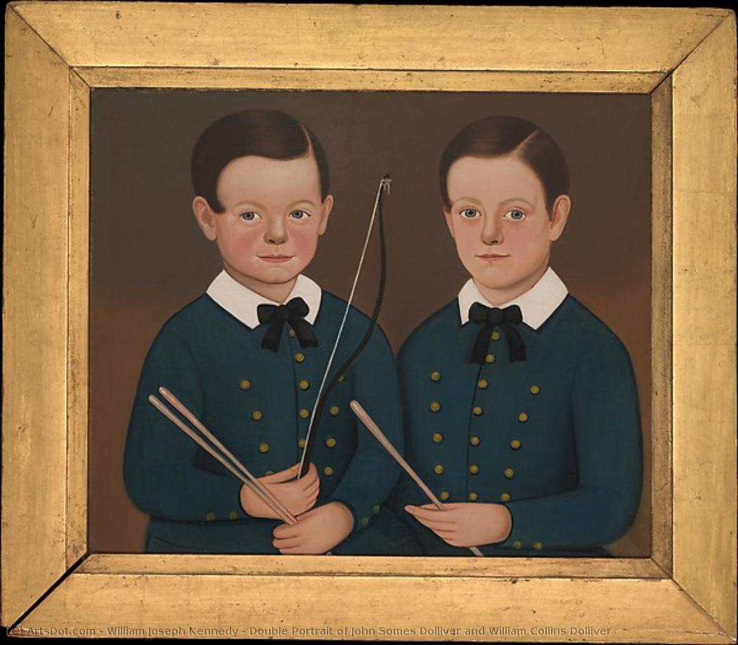 Double Portrait Of John Somes Dolliver And William Collins Dolliver — Vilijam Džozef Kennedy