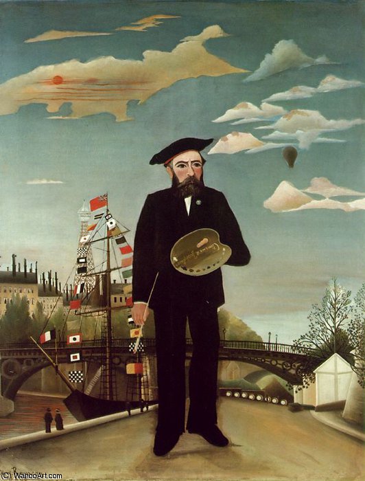 Myself, Portrait-landscape, Ná — Henri Julien Félix Rousseau (le Douanier)