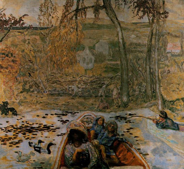 In A Boat — Pierre Bonnard