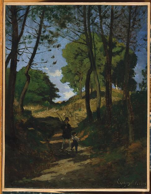 Fir Trees In Les Trembleaux, Near Marlotte (sapins Aux Trembleaux À Marlotte) — Henri-joseph Harpignies
