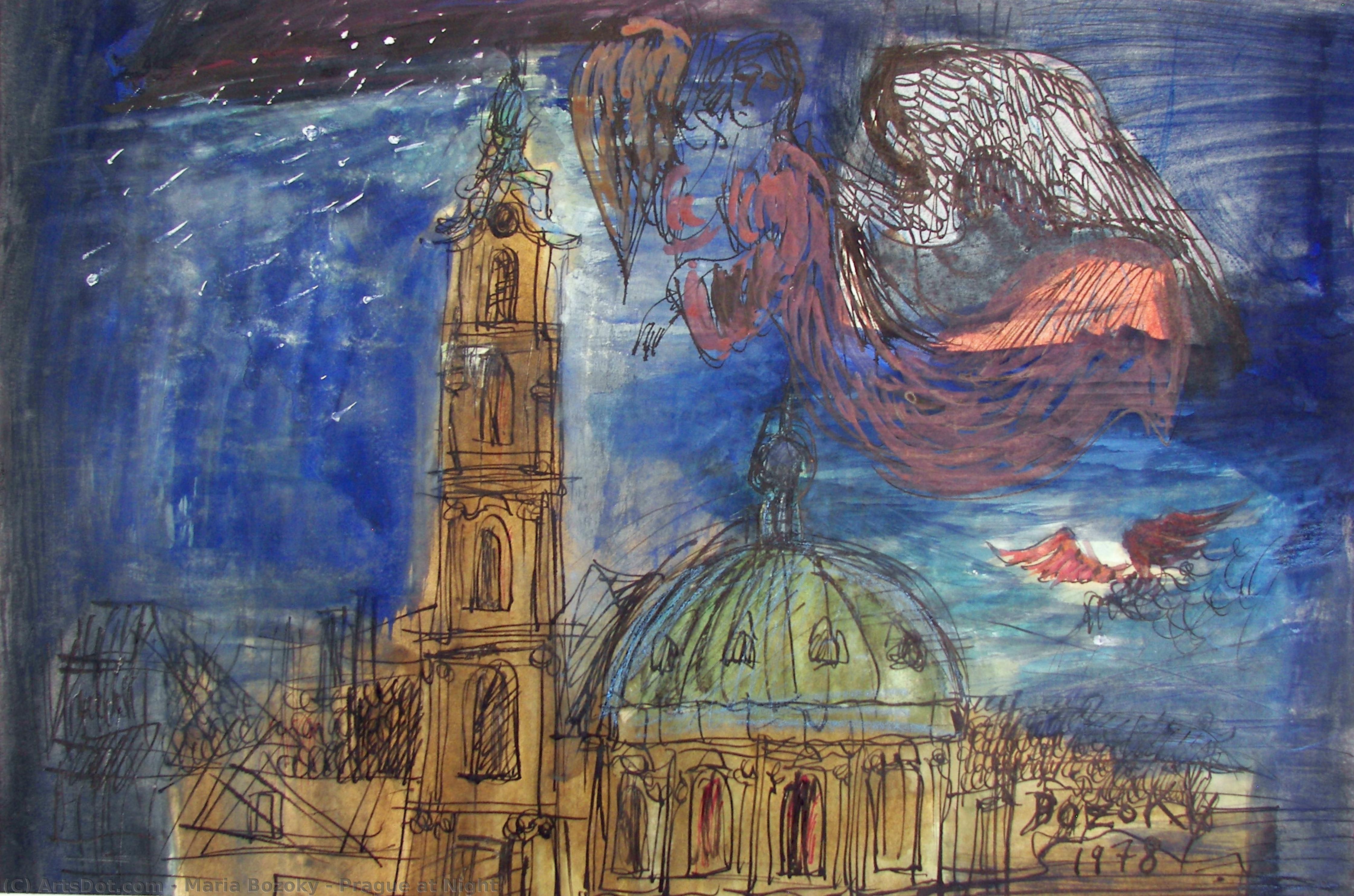 Prague At Night — Mária Bozóky