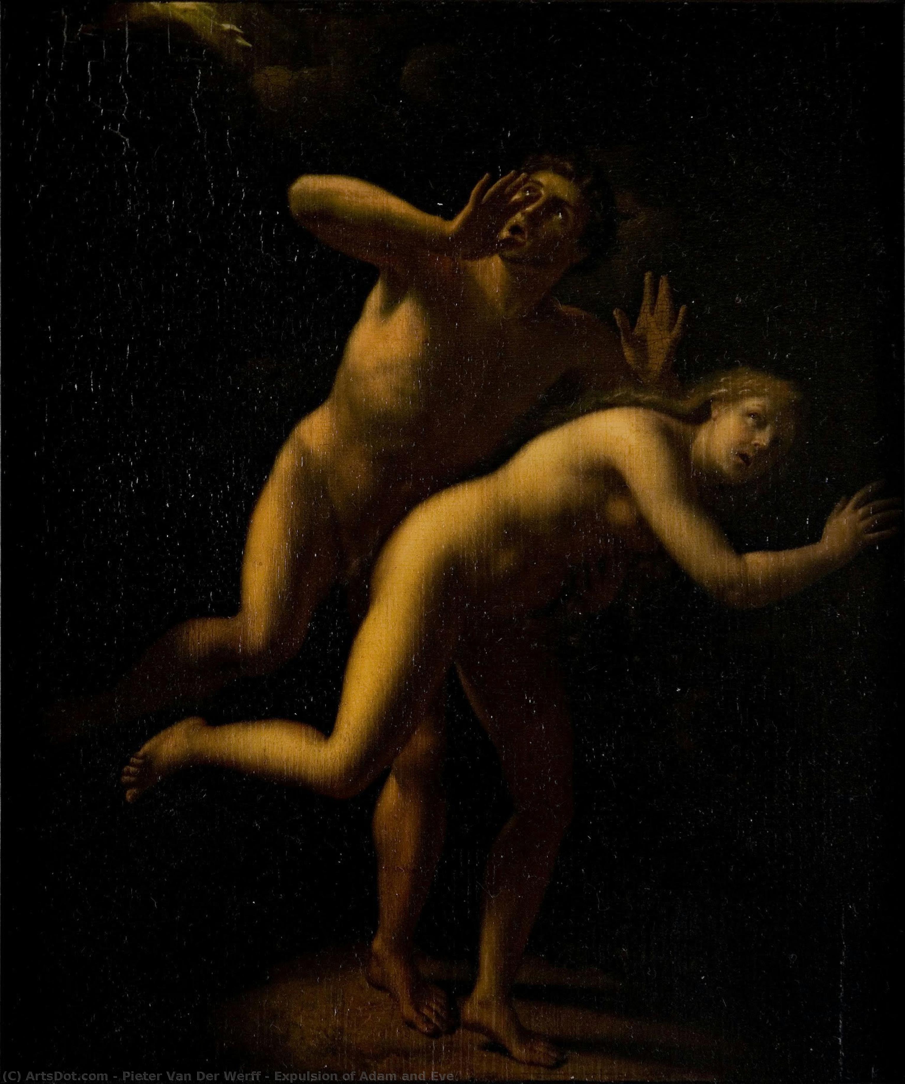 Expulsion Of Adam And Eve — Pieter Van Der Werff