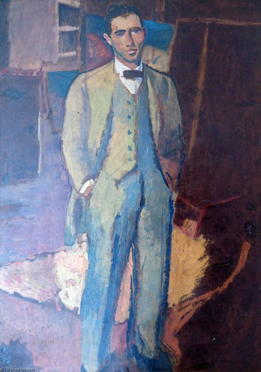 Deutsch Selbstbildnis — Albert Weisgerber
