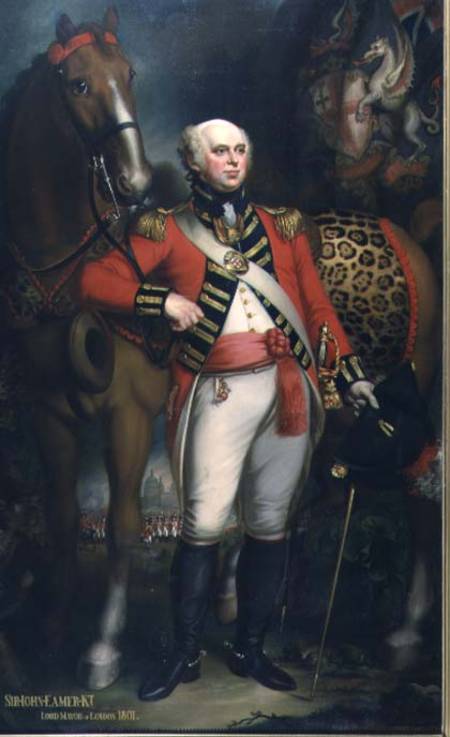 Portrait Of Sir John Eamer, Lord Mayor Of London — Mather Brown