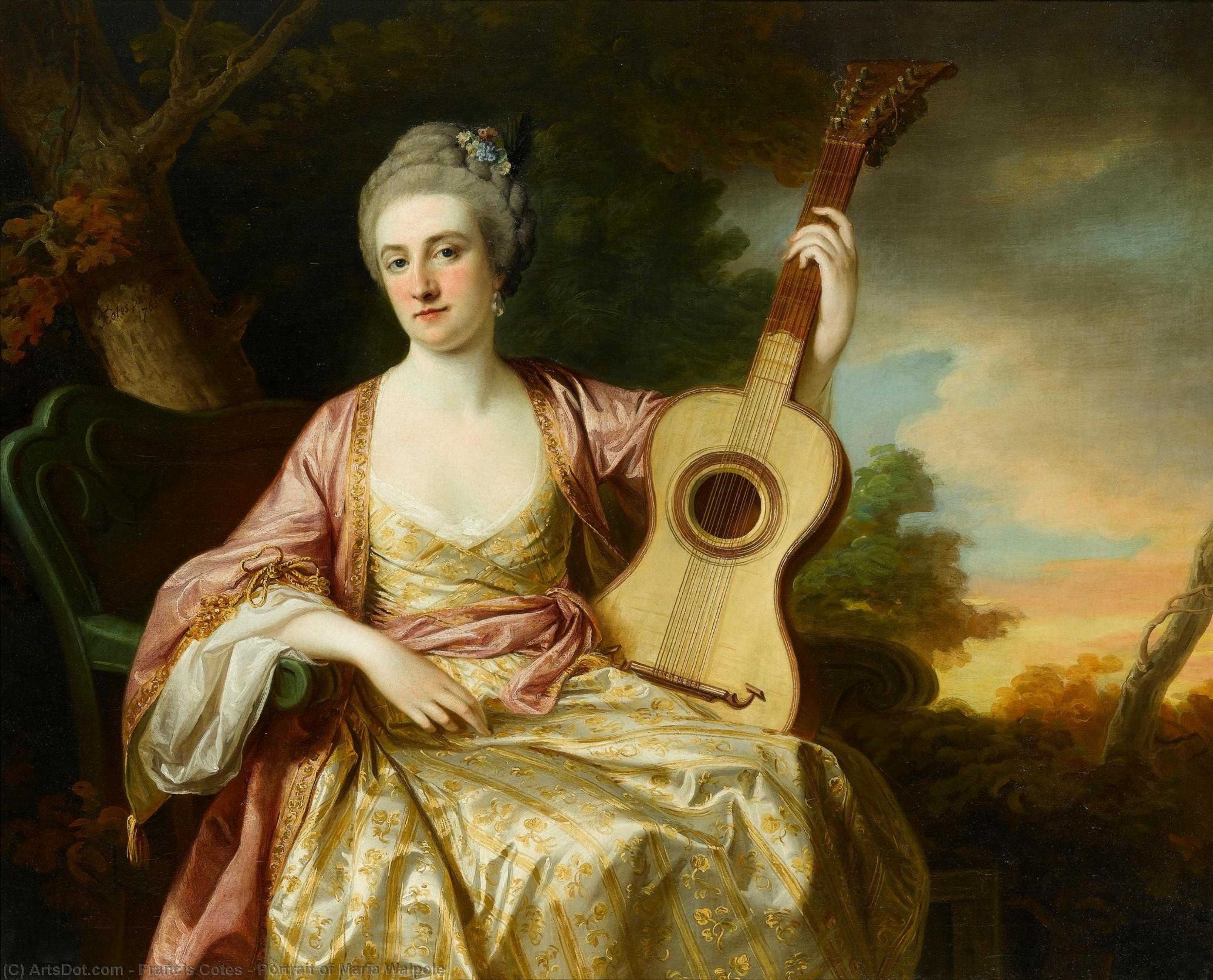 Portrait Of Maria Walpole — Фрэнсис Коутс