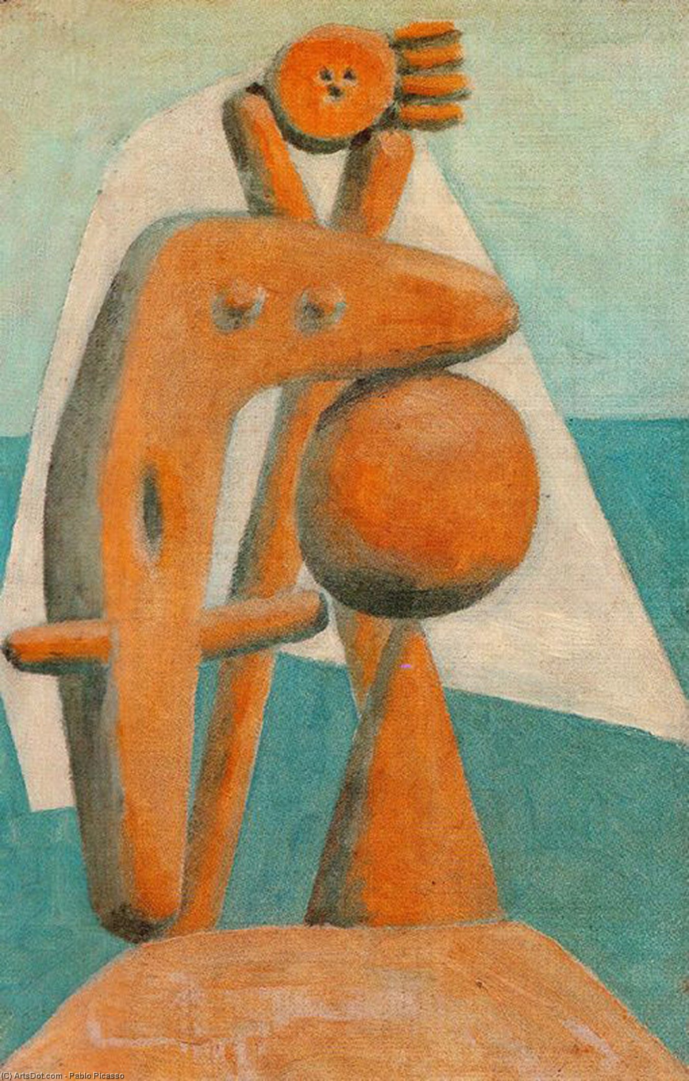 Seated Bather — Пабло Пикасо