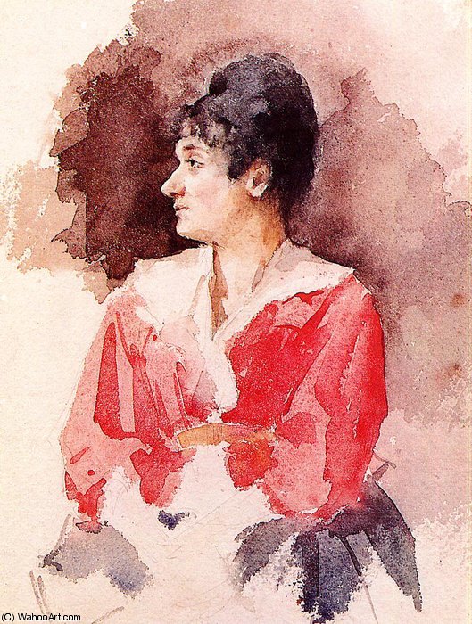 Profile Of An Italian Woman — Mary Stevenson Cassatt