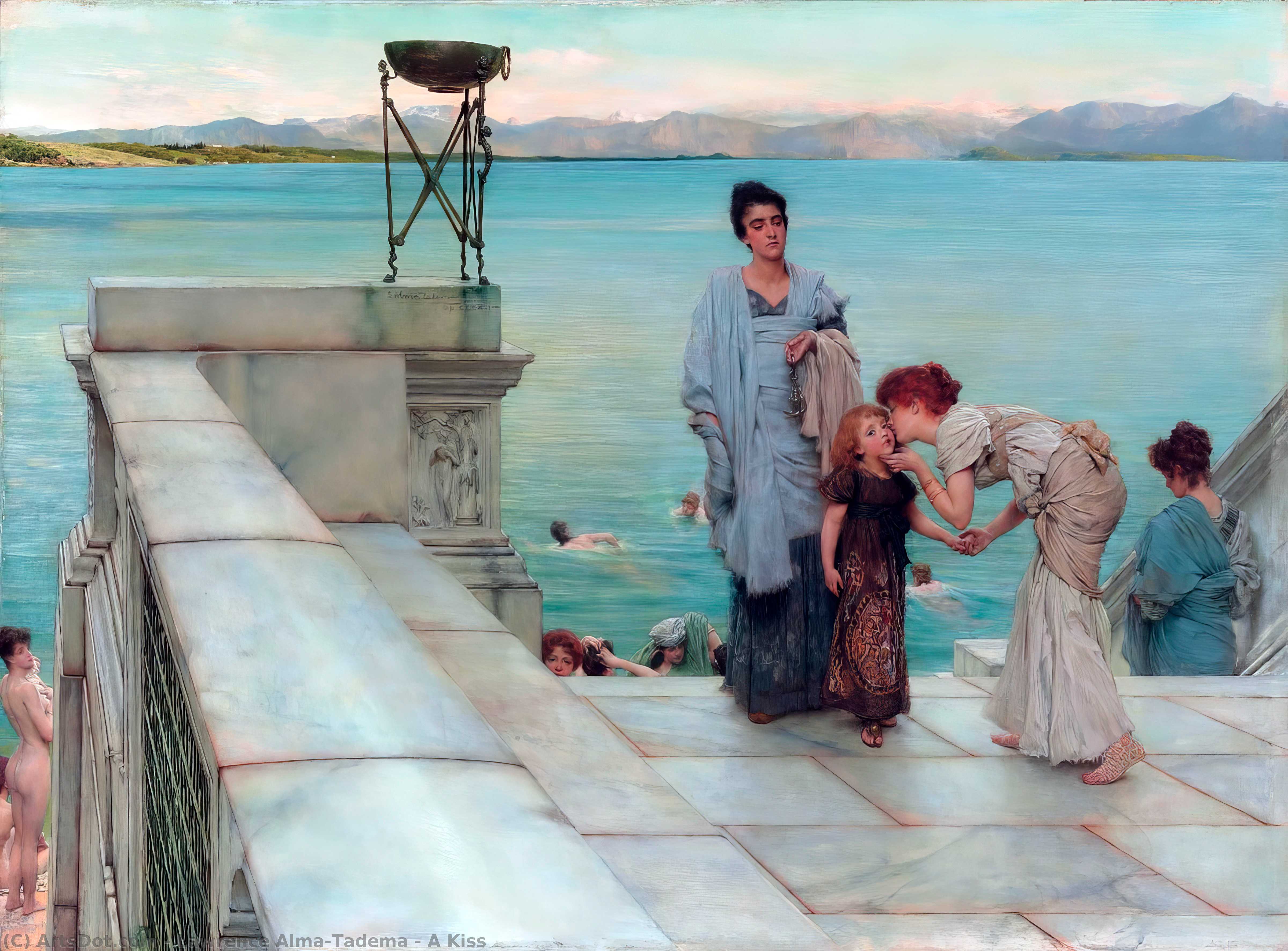 Поцелуй — Lourens Alma Tadema