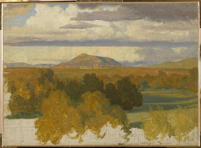 Plaine Sous Un Ciel Nuageux — Ernest Hébert (antoine Auguste Ernest Hebert)