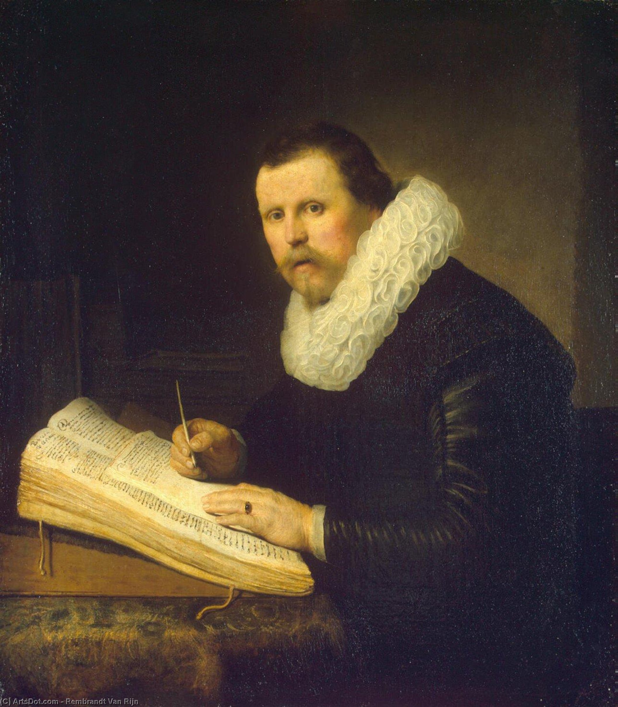 Portrait Of A Scholar, Eremitag — レンブラント・ファン・レイン
