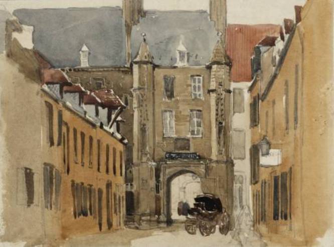 Calais. Hôtel De Guise — Дэвид Кокс