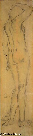 Jeune Femme Nue De Dos — Leonard Fudžita