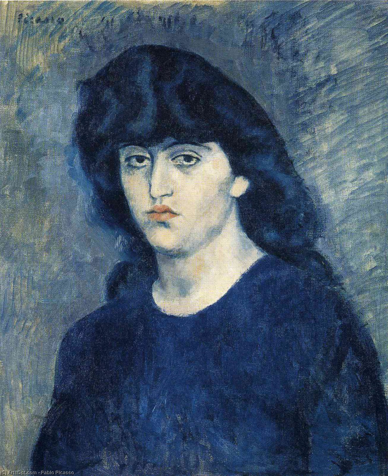 Portrait Of Suzanne Bloch — Pablo Picasso