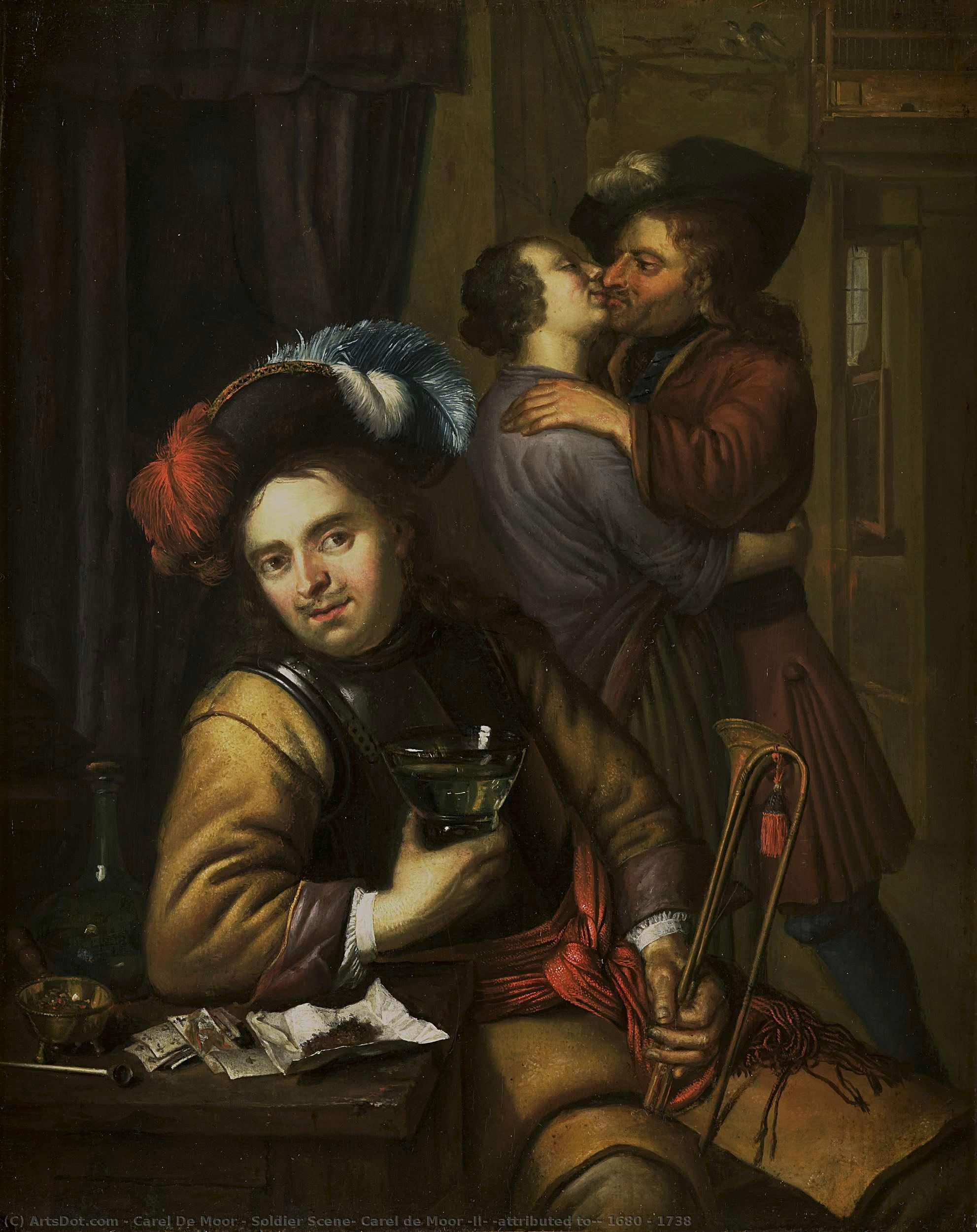 Soldier Scene, Carel De Moor (ii) (attributed To), 1680 - 1738 — Carel De Moor