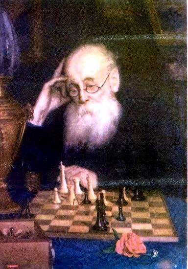 Portrait Of Chess Player A. D. Petrova — Grigori Myasoyedov