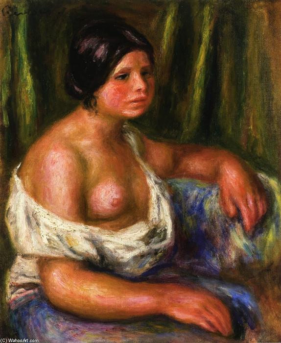 Woman In Blue 1 — Pierre-auguste Renoir