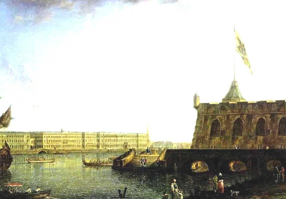 View Of The Fortress Of St. Peter And Paul And The Palace Embankmant — Fedor Yakovlevich Alekseev