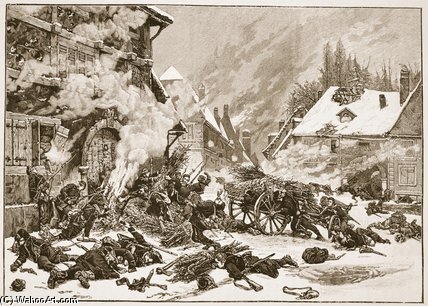 An Incident In The Battle Of Villersexel — Alphonse De Neuville