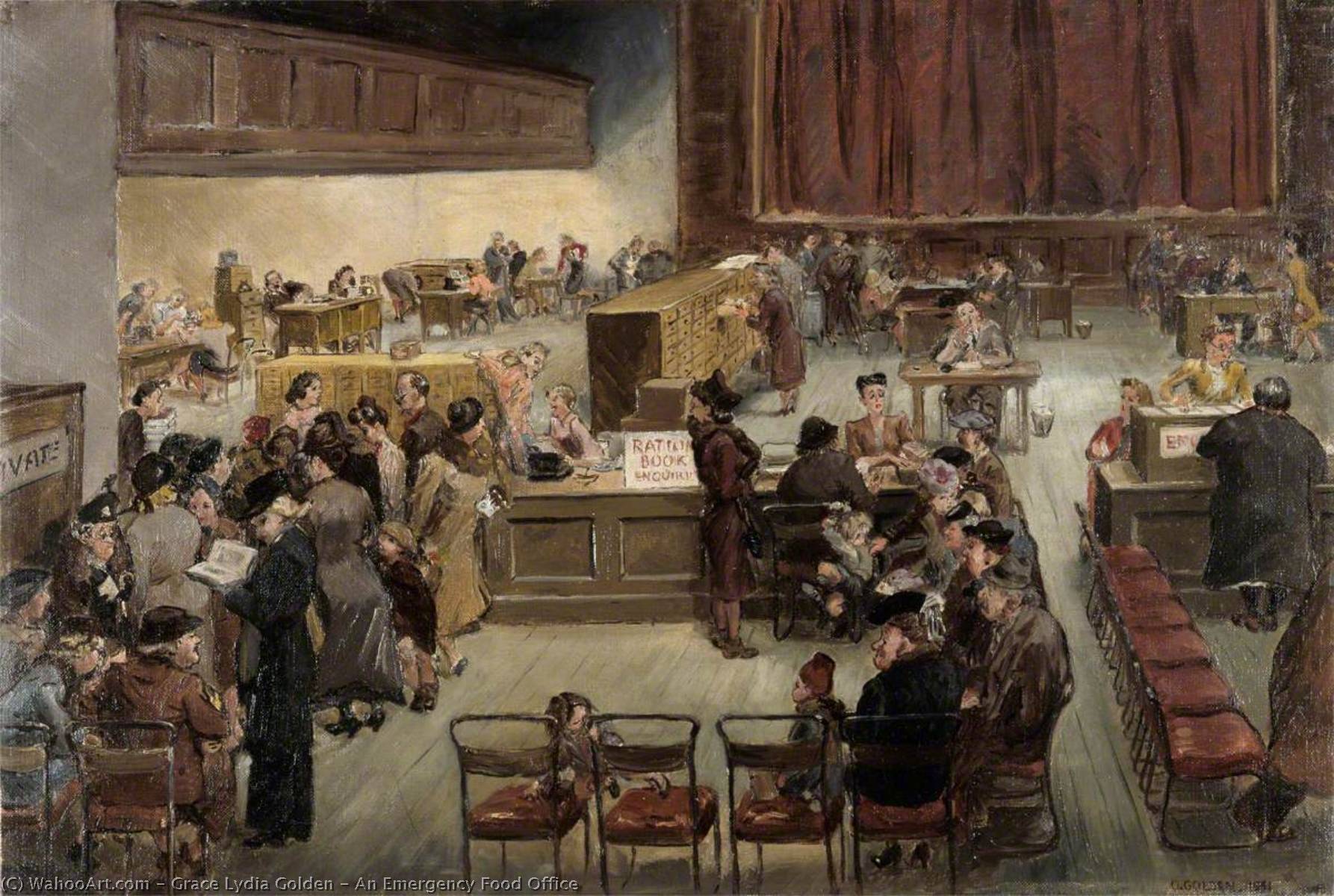 An Emergency Food Office — Grace Lydia Golden