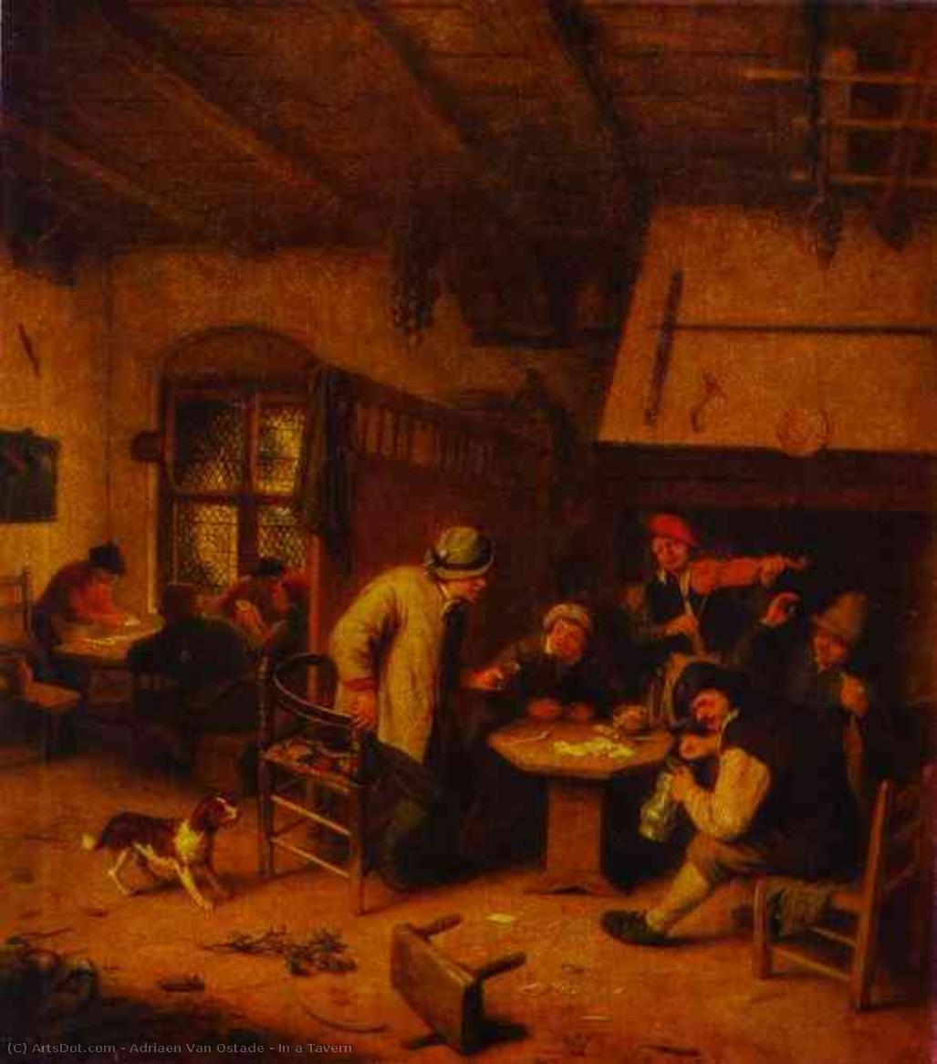 In A Tavern — Адриаан Ван Остад