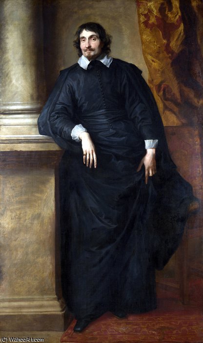 Portrait Of The Abbé Scaglia — Sir Anthony Van Dyck