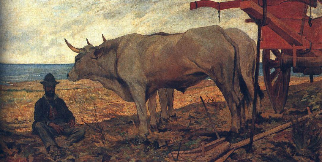 Il Carro Rosso (also Known As Il Riposo) — Giovanni Fattori