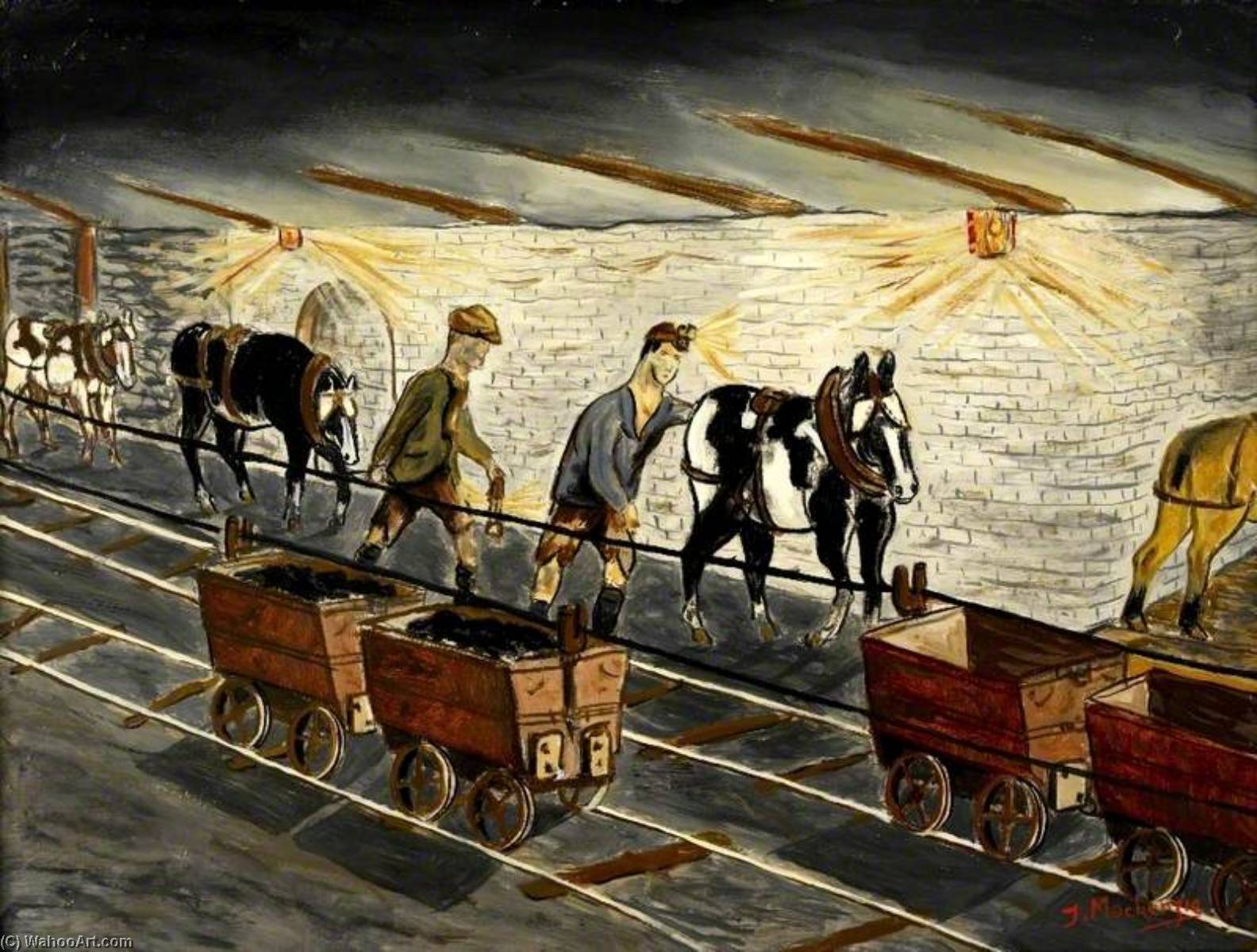 Back To Stables, Bedlington 'a' Pit — James Mackenzie