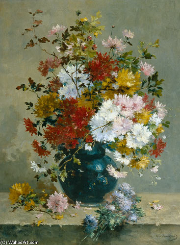 Bunch Of Flowers — Eugene Henri Cauchois
