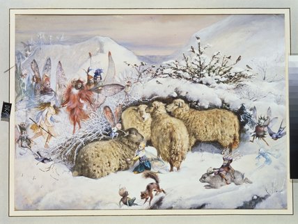 Fairies In The Snow — John Anster Fitzgerald