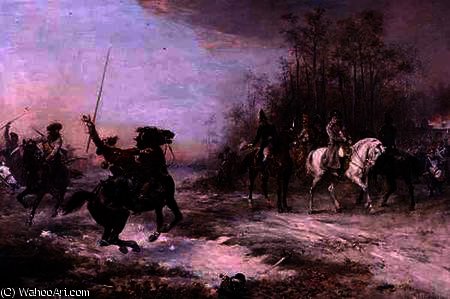 Napoleon's Peril At Brienne-le-chateau — Robert Alexander Hillingford