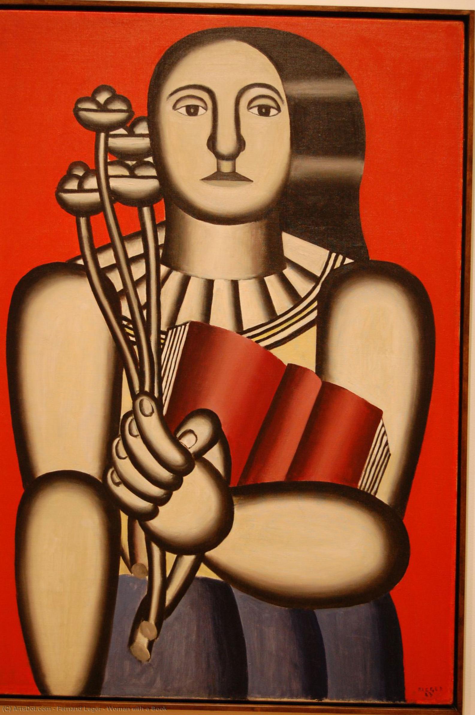 Woman With A Book — Fernand Léger