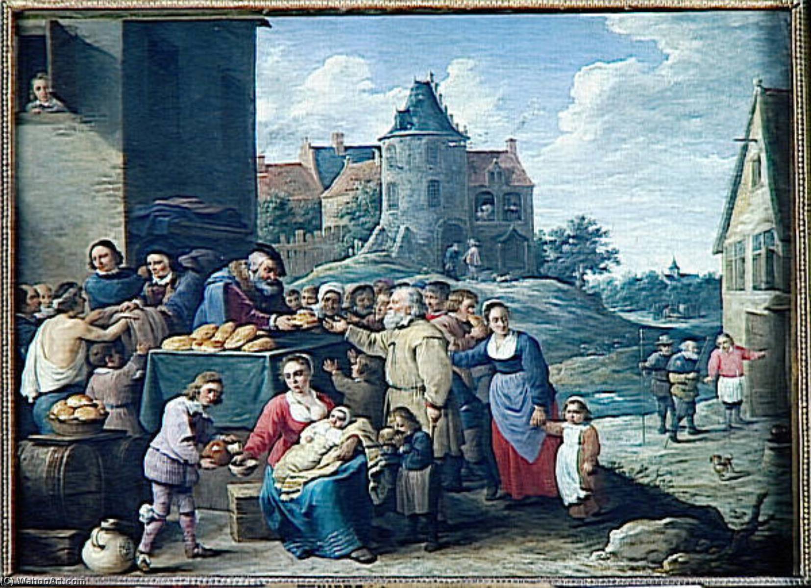 Les Sept Oeuvres De Misericorde — David Teniers Ii Le Jeune