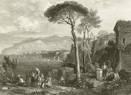 Plain And Bay Of Sorrento — James Duffield Harding