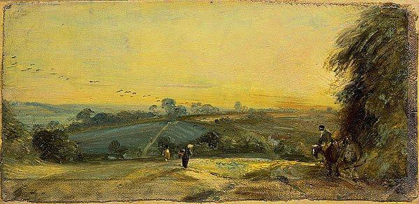 Autumn Sunset — John Constable