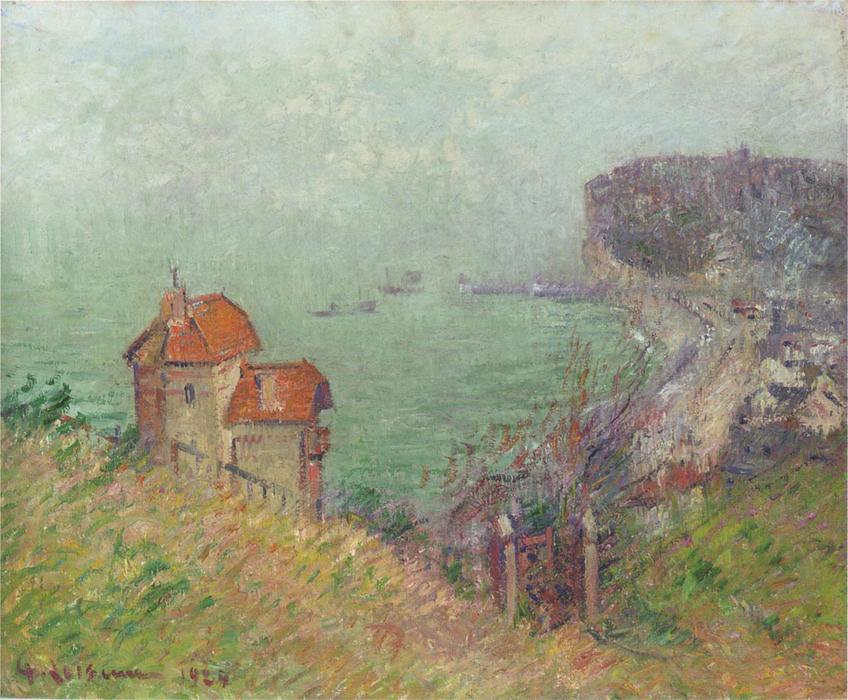 Fecamp - Gray Weather — Gustave Loiseau