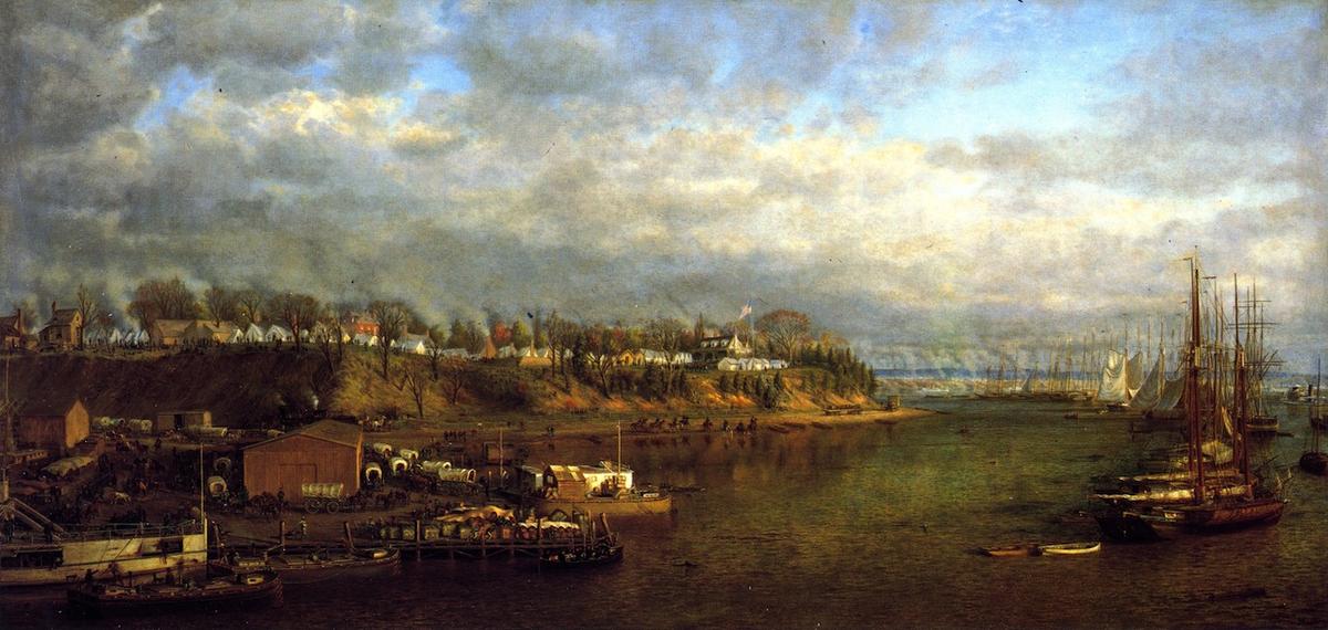 City Point, Virginia, Headquarters Of General Grant — Edward Lamson Henry