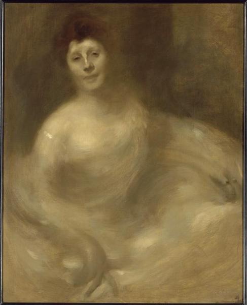 Femme En Toilette De Bal — Eugène Anatole Carrière