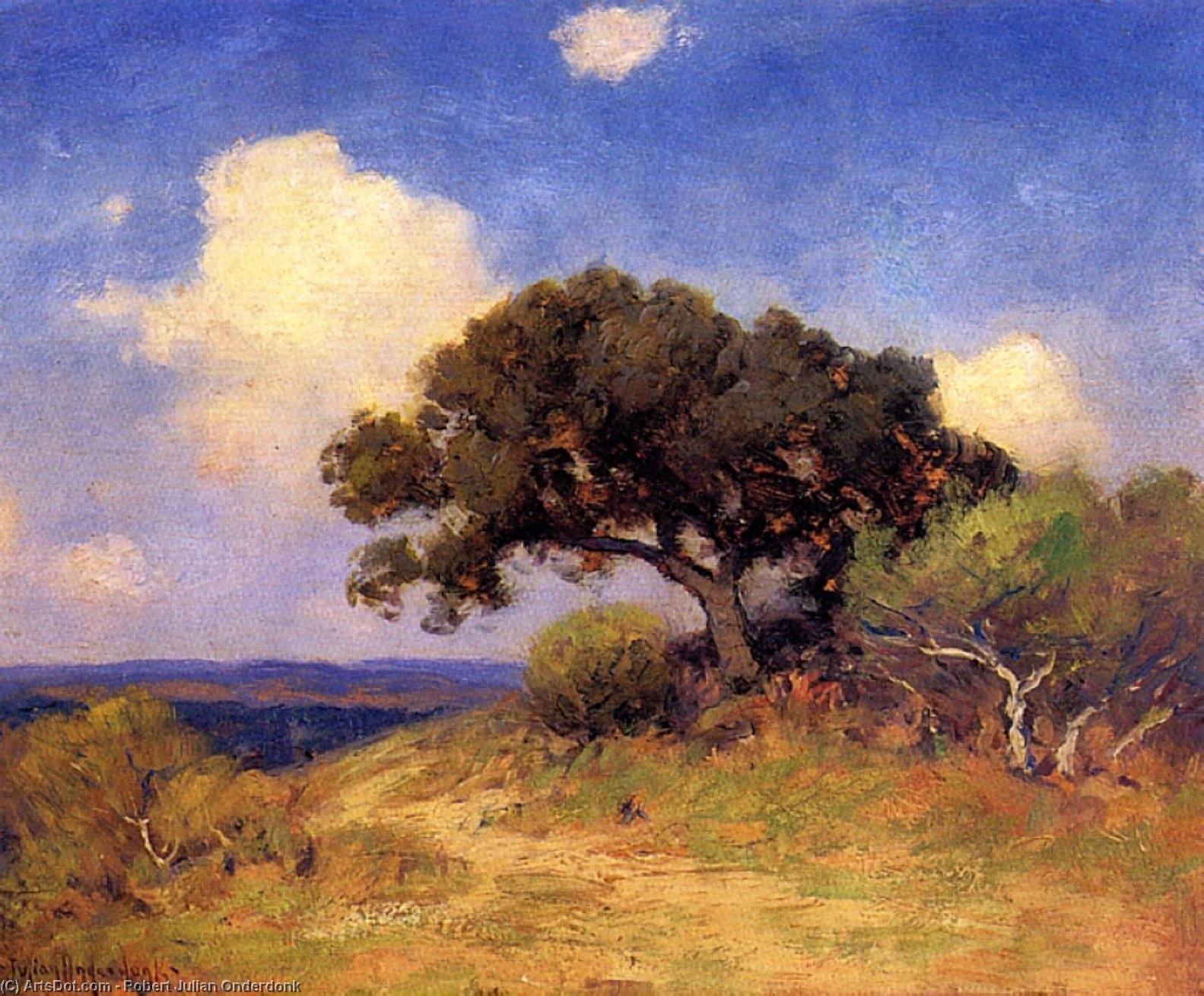 Old Live Oak — Robert Julian Onderdonk (als Vater Der Texanischen Malerei Bekannt)