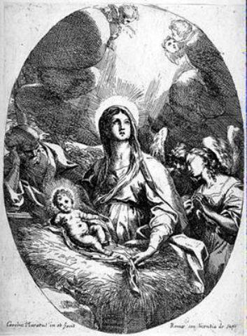The Holy Family With Angels — Carlo Maratta