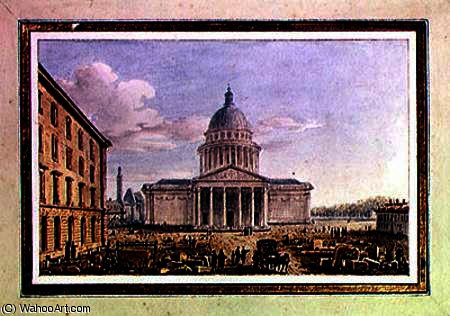 View Of The Church Of St. Genevieve — Victor Jean Nicolle